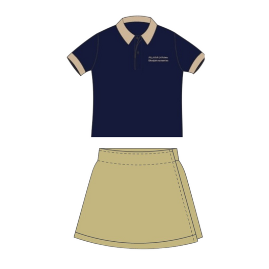 UNIFORM SET FOR GIRLS(SKORT)