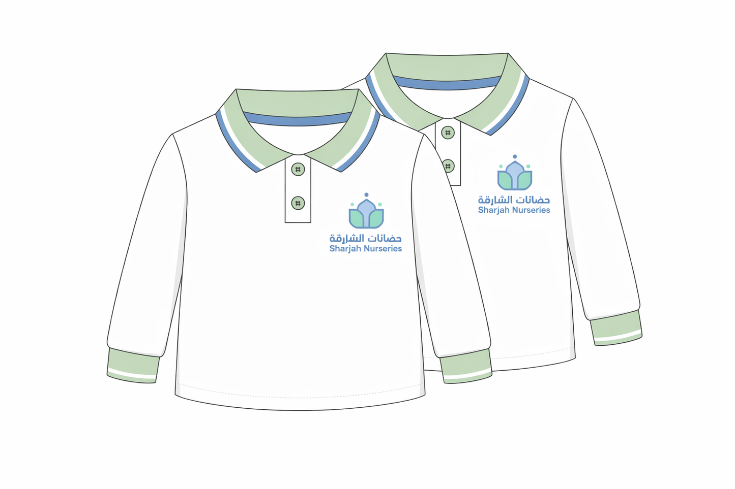 LONG SLEEVE POLO SHIRT