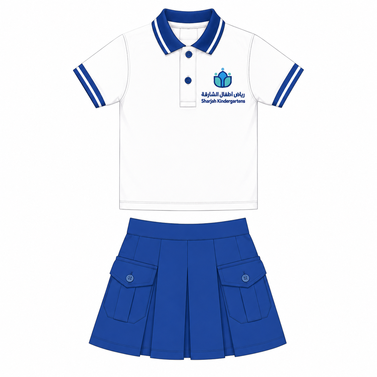 Girls Skort Uniform Set (Kg)