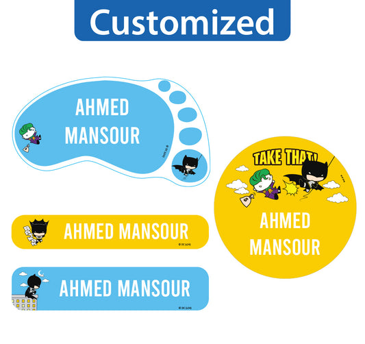 Essmak - 54 Personalised Labels - Batma