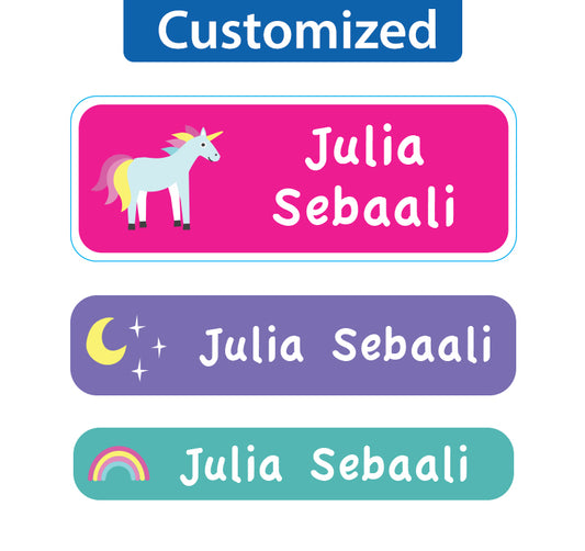 Essmak - Personalised Labels -UNICORN- 60pcs
