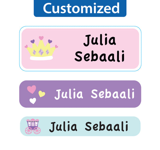 Essmak - Personalised Labels - Princess - 60 pcs