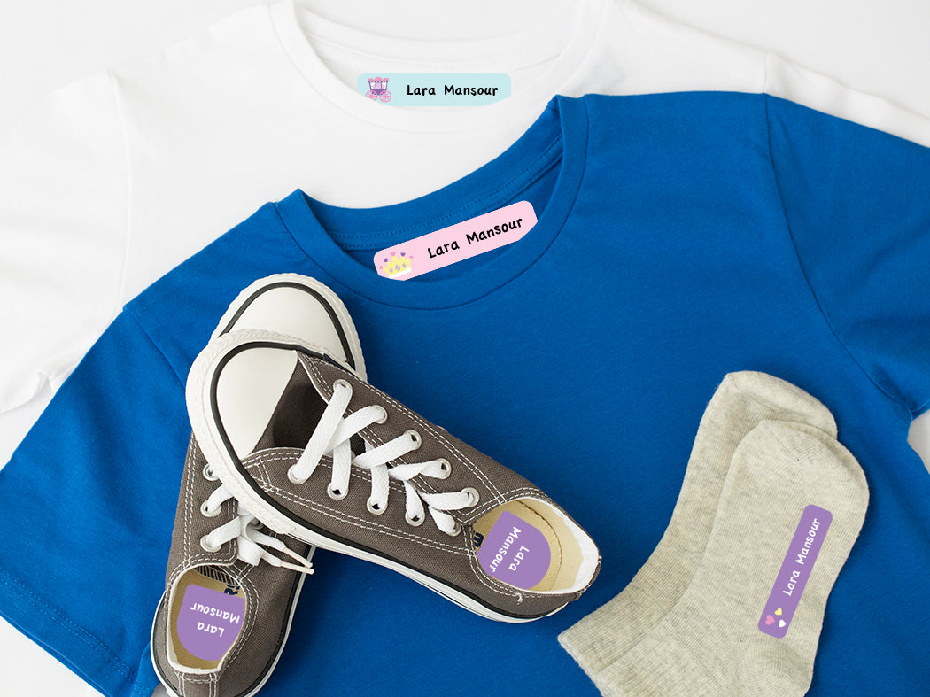 Essmak - Personalised Labels - Princess - 60 pcs
